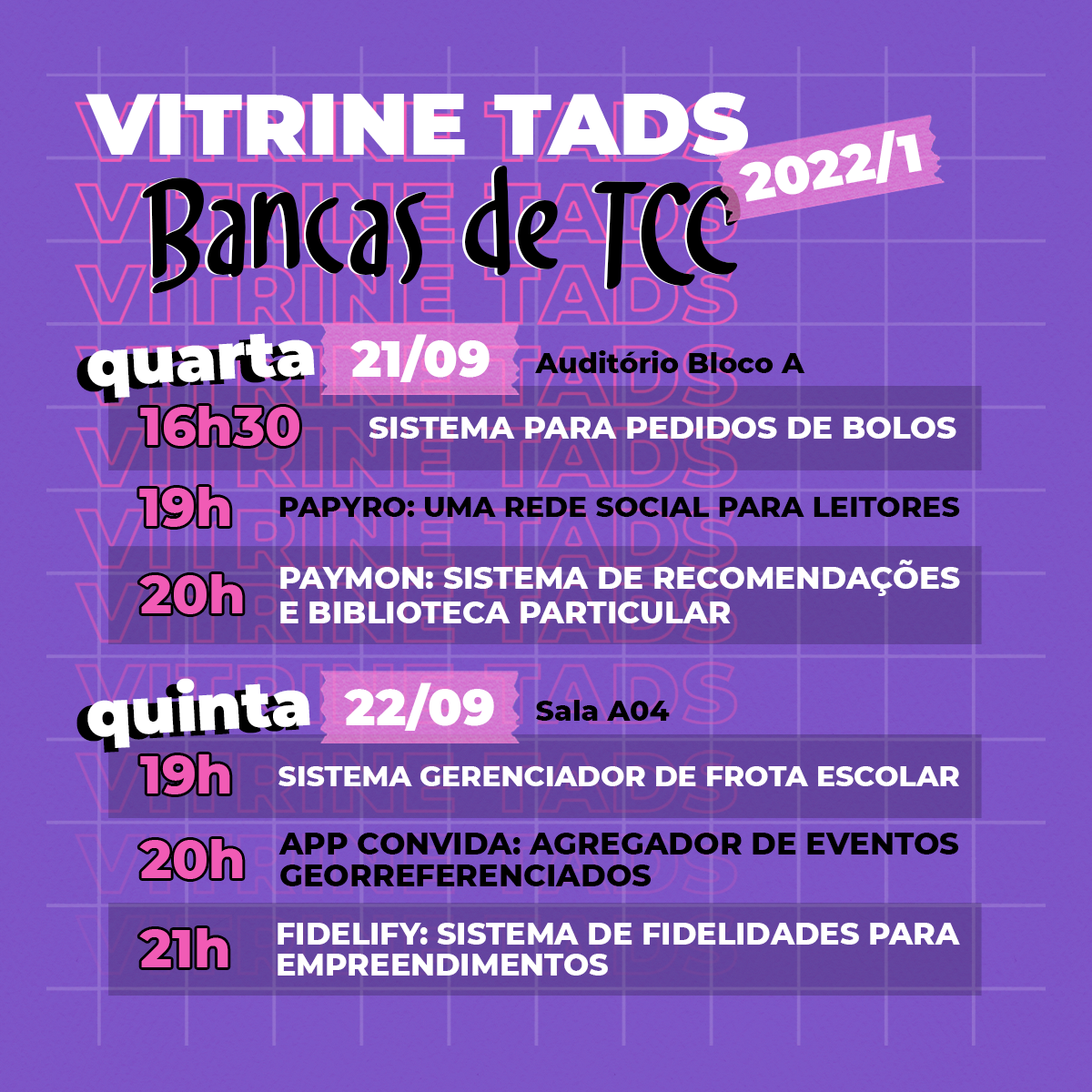 Bancas de TCC